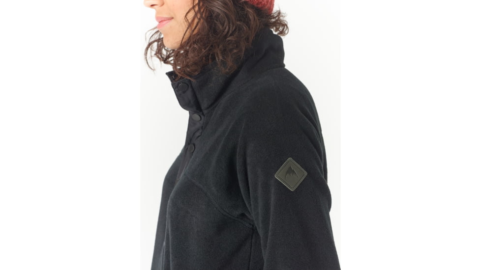 Burton Hearth Pullover - Womens, True Black, Extra Small, 17338102001-XS