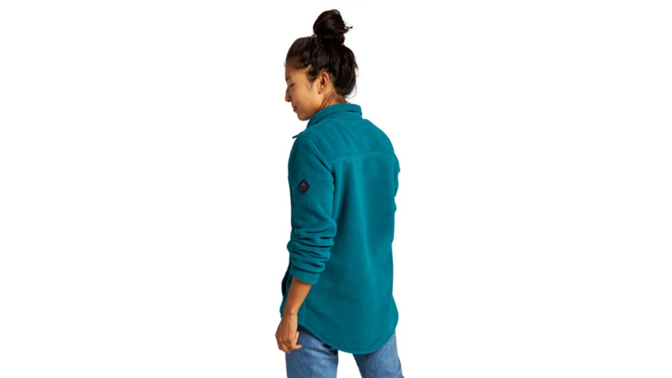 Burton Hearth Snap-Up Fleece - Womens, Shaded Spruce, Small, 22025101300-S