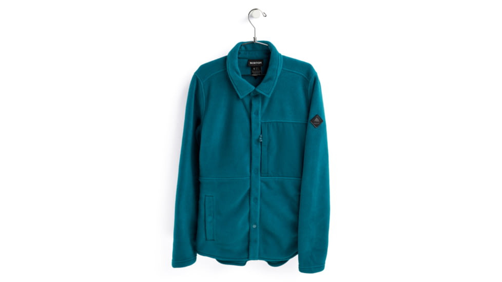 Burton Hearth Snap-Up Fleece - Womens, Shaded Spruce, Small, 22025101300-S