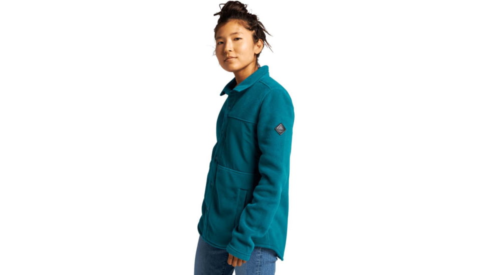 Burton Hearth Snap-Up Fleece - Women's, Shaded Spruce, Small, 22025101300-S