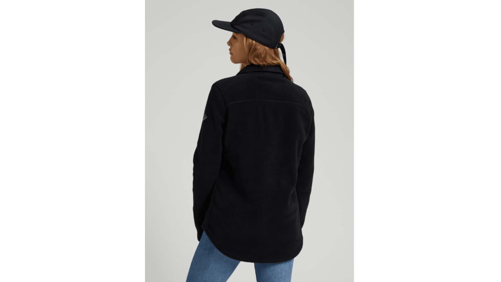 Burton Hearth Snap-Up Fleece - Womens, True Black, Medium, 22025100001-M
