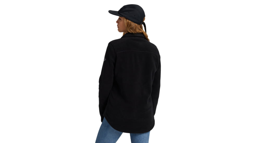 Burton Hearth Snap-Up Fleece - Womens, True Black, Medium, 22025100001-M