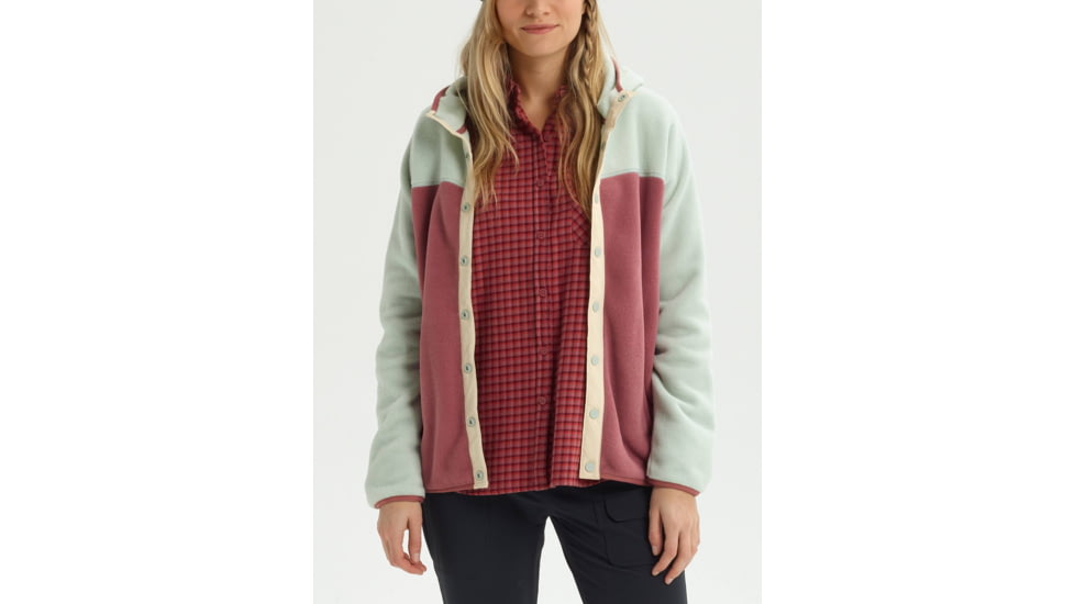 Burton Hearth Snap - Womens, Aqua Gray / Rose Brown, Medium, 19603103021-M