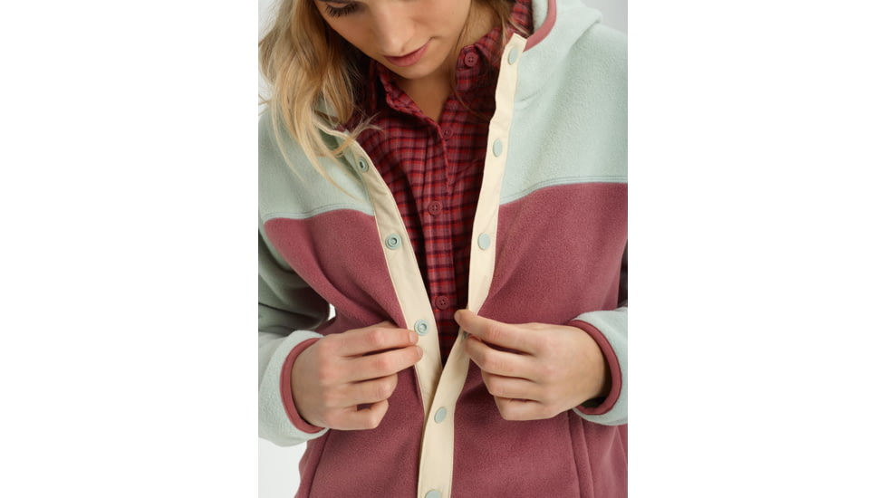 Burton Hearth Snap - Womens, Aqua Gray / Rose Brown, Medium, 19603103021-M