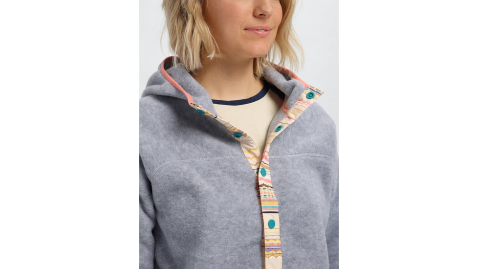 Burton Hearth Snap - Womens, Gray Heather, Extra Small, 19603103020-XS