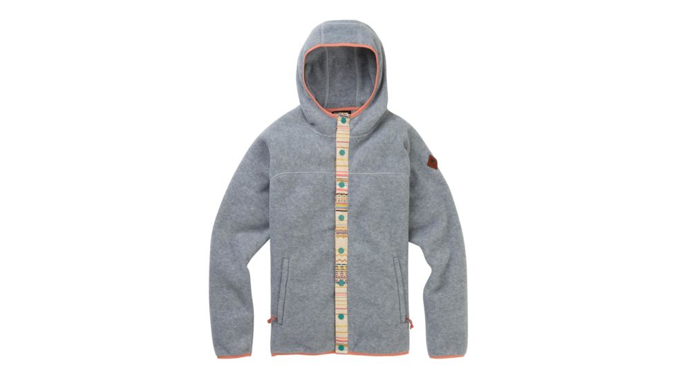 Burton Hearth Snap - Womens, Gray Heather, Extra Small, 19603103020-XS