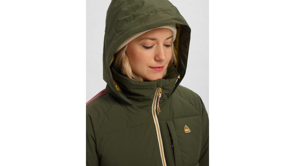 Burton Keelan Jacket - Womens, Forest Night / Rose Brown, Medium, 21435100300-M