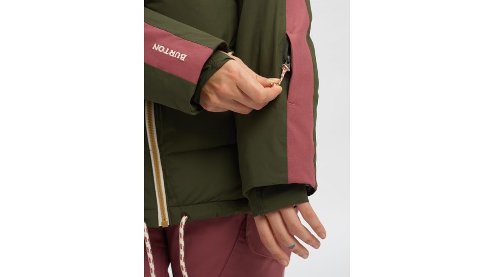 Burton Keelan Jacket - Womens, Forest Night / Rose Brown, Medium, 21435100300-M