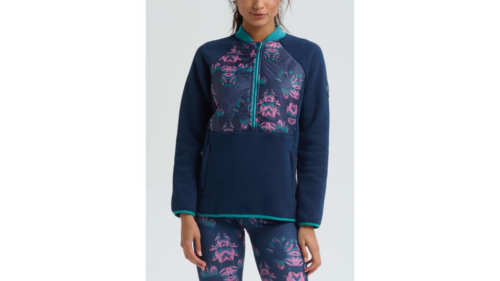 Burton Khalsa Hybrid Anorak Jacket - Womens, Dress Blue Stylus / Dress Blue, Extra Small, 21355100400-XS