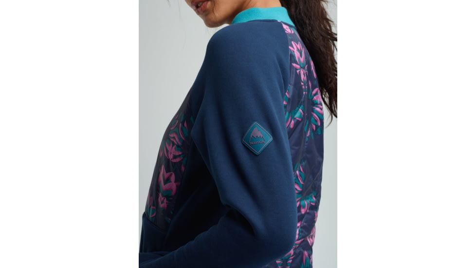 Burton Khalsa Hybrid Anorak Jacket - Womens, Dress Blue Stylus / Dress Blue, Extra Small, 21355100400-XS
