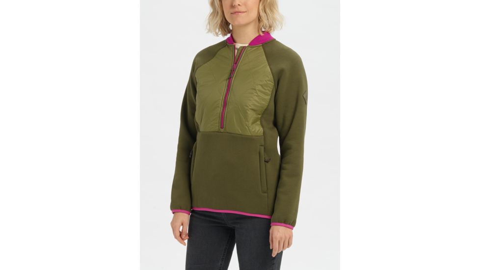 Burton Khalsa Hybrid Anorak Jacket - Womens, Martini Olive / Keef, Small, 21355100300-S