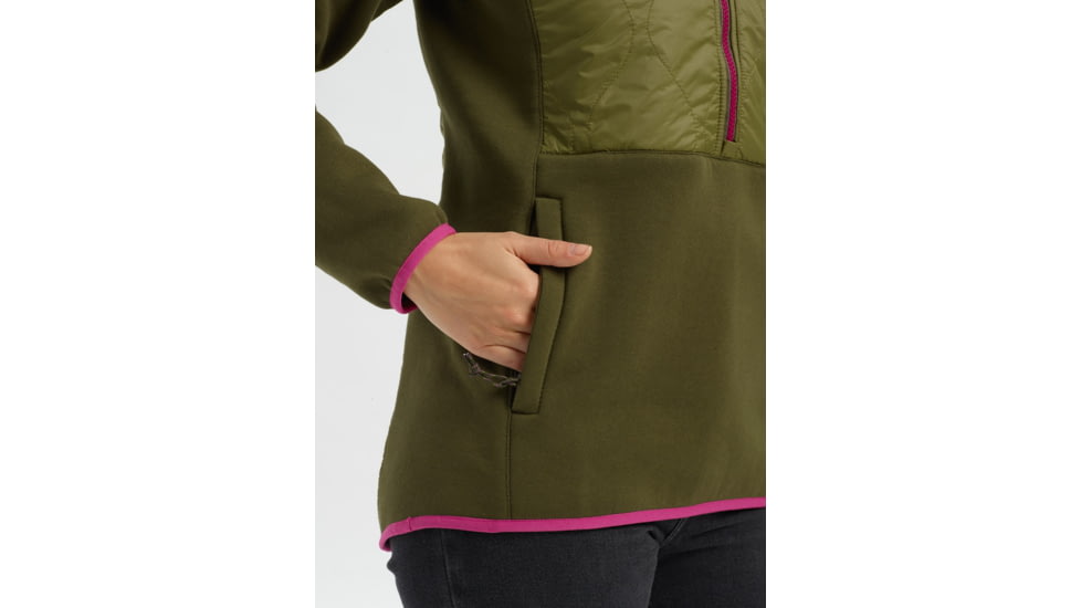 Burton Khalsa Hybrid Anorak Jacket - Womens, Martini Olive / Keef, Small, 21355100300-S