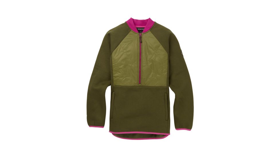 Burton Khalsa Hybrid Anorak Jacket - Womens, Martini Olive / Keef, Small, 21355100300-S