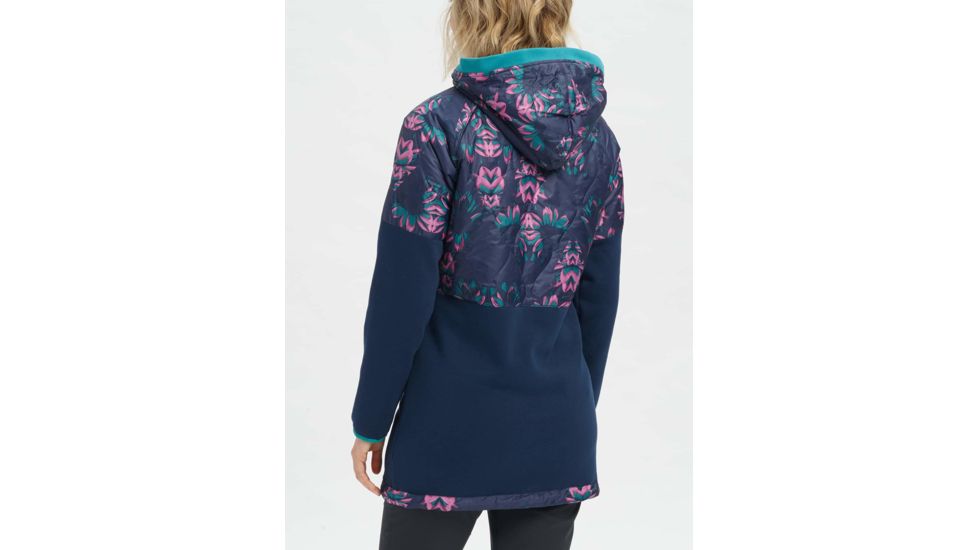 Burton Khalsa Hybrid Full-Zip Jacket - Womens, Dress Blue Stylus / Dress Blue, Large, 21356100400-L