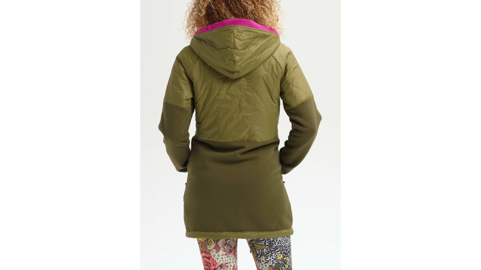 Burton Khalsa Hybrid Full-Zip Jacket - Womens, Martini Olive / Keef, Small, 21356100300-S