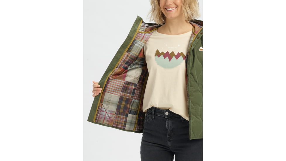 Burton Kiley Hooded Insulator Jacket - Womens, Keef, Medium, 21465100300-M