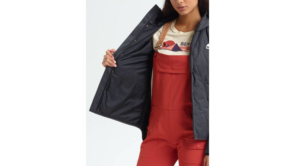 Burton Kiley Hooded Insulator Jacket - Womens, Phantom, Medium, 21465100020-M