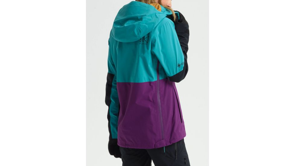 Burton Kimmy 2L Anorak Jacket -Womens, Green-Blue Slate / Charisma / True Black, Large, 21283100400-L