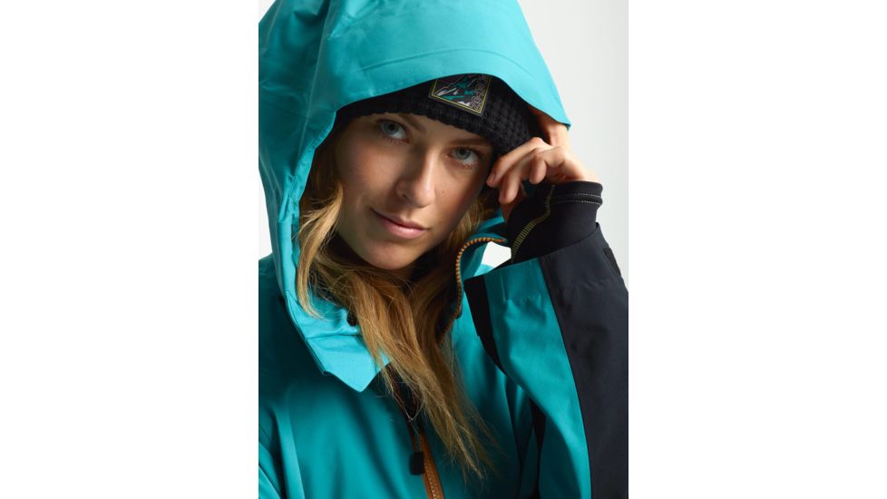 Burton Kimmy 2L Anorak Jacket -Womens, Green-Blue Slate / Charisma / True Black, Large, 21283100400-L