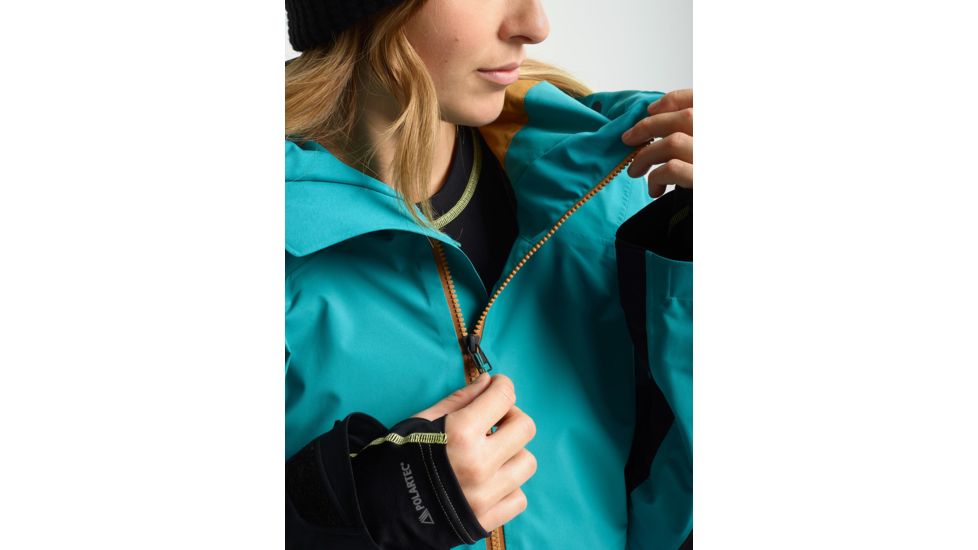 Burton Kimmy 2L Anorak Jacket -Womens, Green-Blue Slate / Charisma / True Black, Large, 21283100400-L