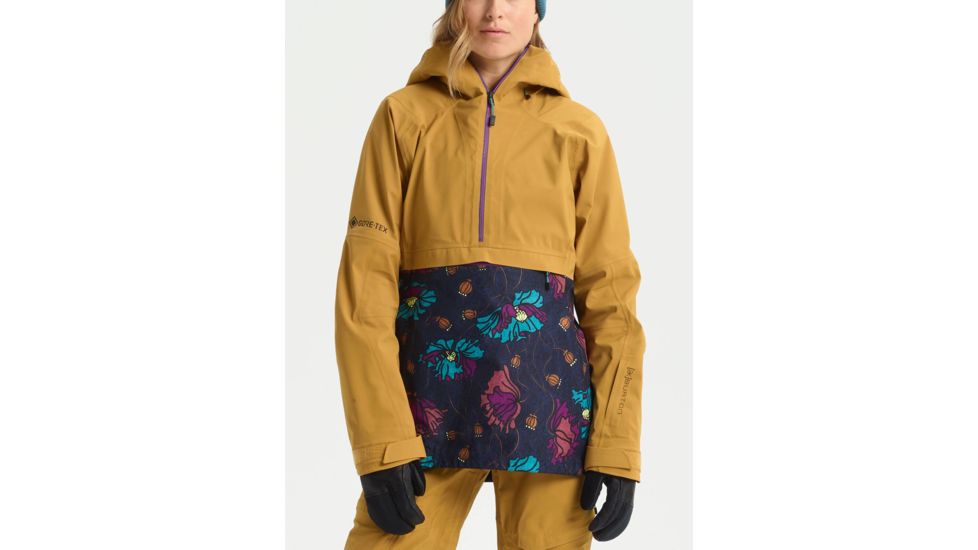 Burton Kimmy 3L Anorak Jacket - Womens, Wood Thrush / Bona Flora, Small, 20495101960-S
