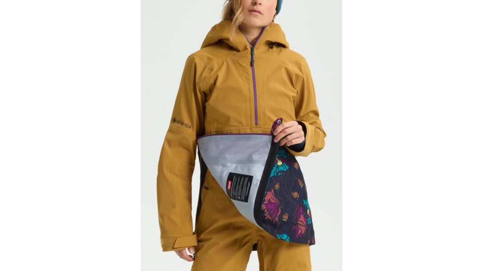 Burton Kimmy 3L Anorak Jacket - Womens, Wood Thrush / Bona Flora, Small, 20495101960-S