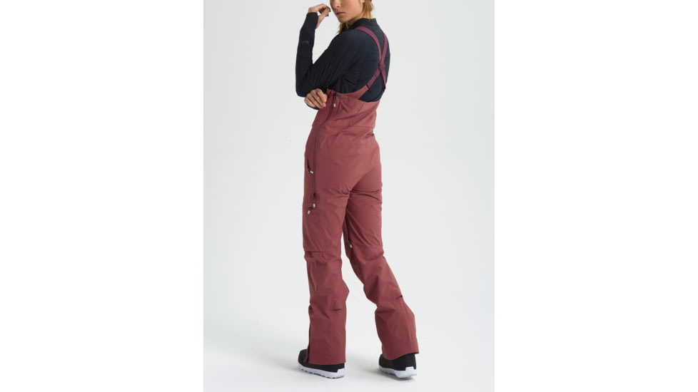 Burton Kimmy Bib Pant, 2L - Womens, Rose Brown, Medium, 21284100200-M