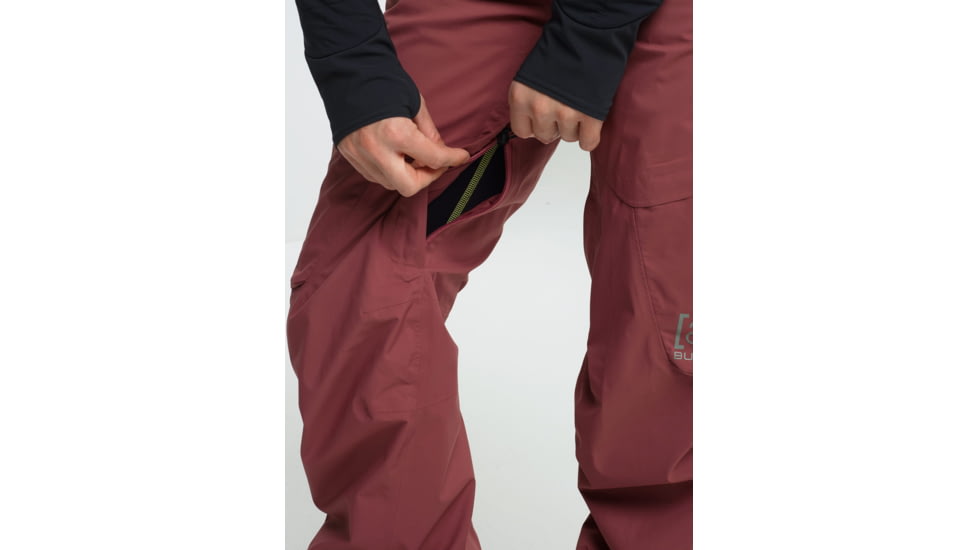 Burton Kimmy Bib Pant, 2L - Womens, Rose Brown, Medium, 21284100200-M