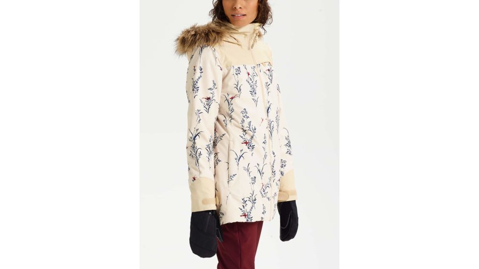 Burton Lelah Jacket - Womens, Cnvsbd/Pebble, Small, 20541100100S