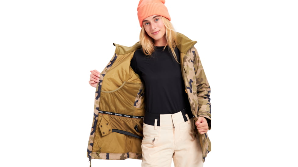 Burton Lelah Jacket - Womens, Martini Olive Terra Camo, Medium, 20541103962-M