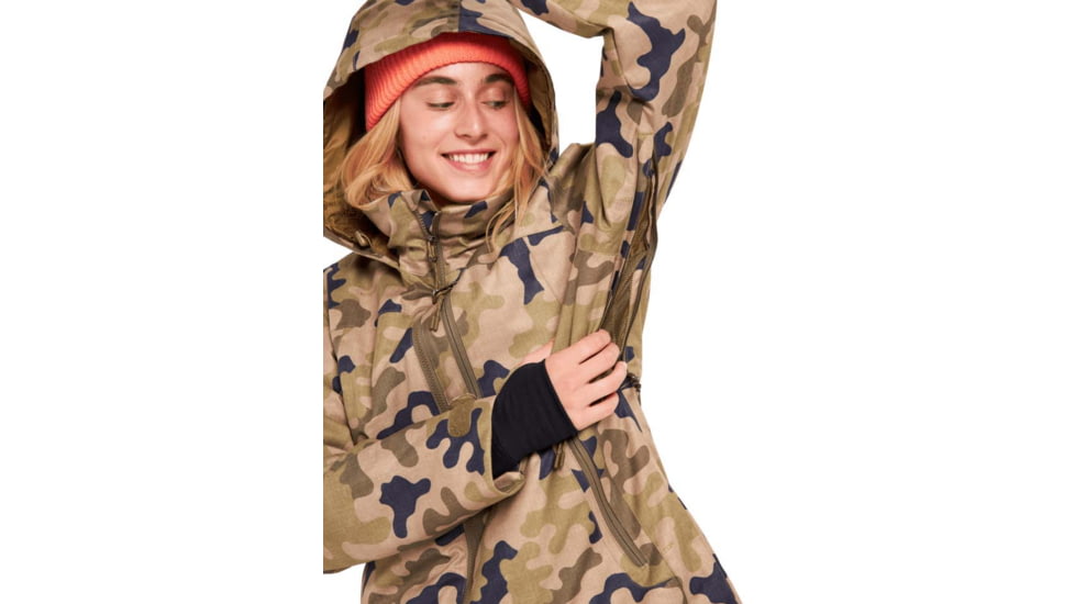 Burton Lelah Jacket - Womens, Martini Olive Terra Camo, Medium, 20541103962-M