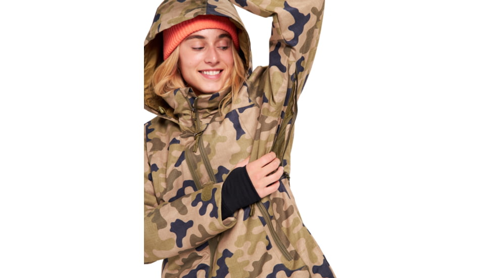 Burton Lelah Jacket - Womens, Martini Olive Terra Camo, Medium, 20541103962-M