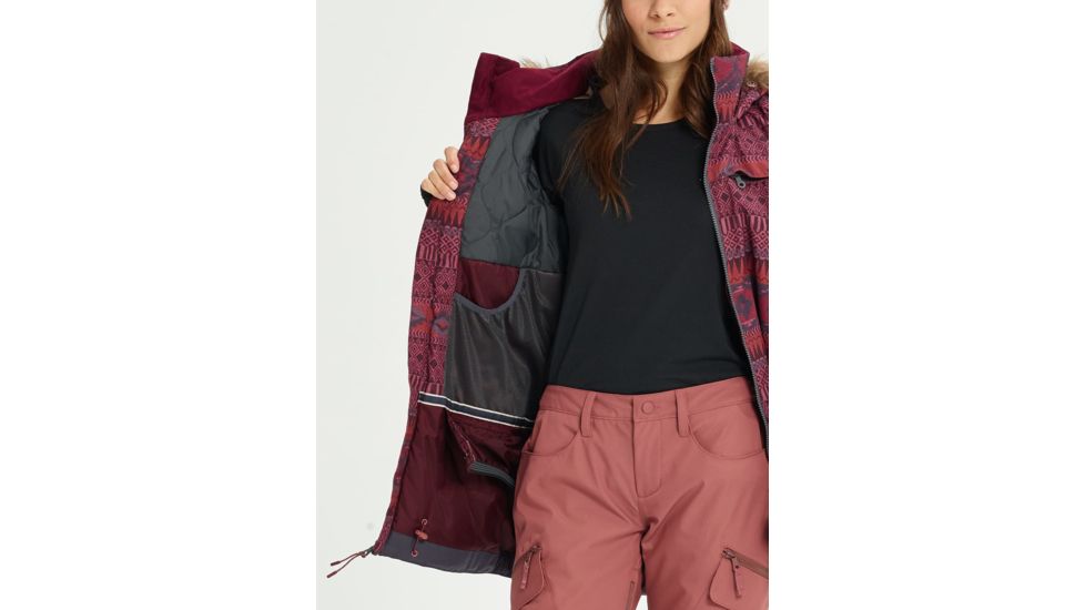 Burton Lelah Jacket - Womens, Prfrya/Trcdro, Large, 20541100961L