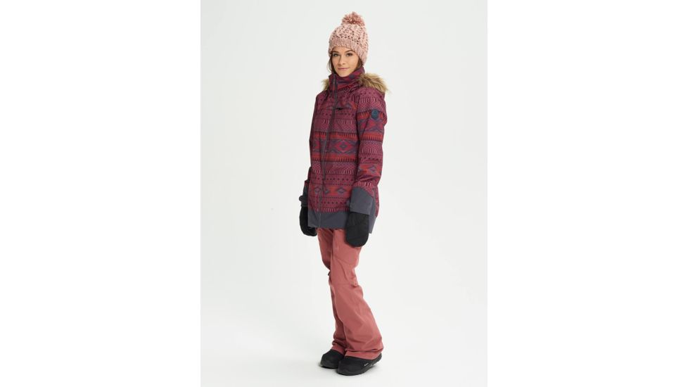 Burton Lelah Jacket - Womens, Prfrya/Trcdro, Large, 20541100961L