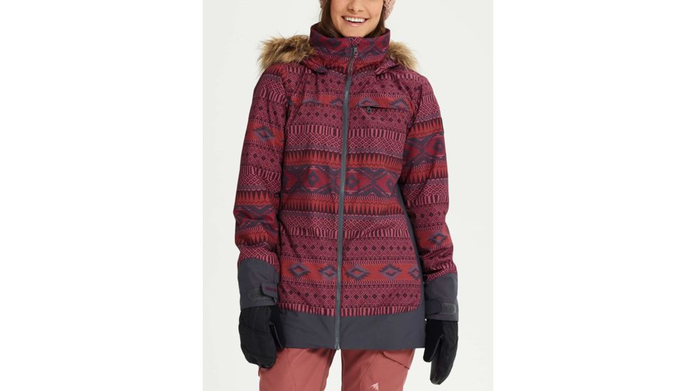 Burton Lelah Jacket - Womens, Prfrya/Trcdro, Large, 20541100961L