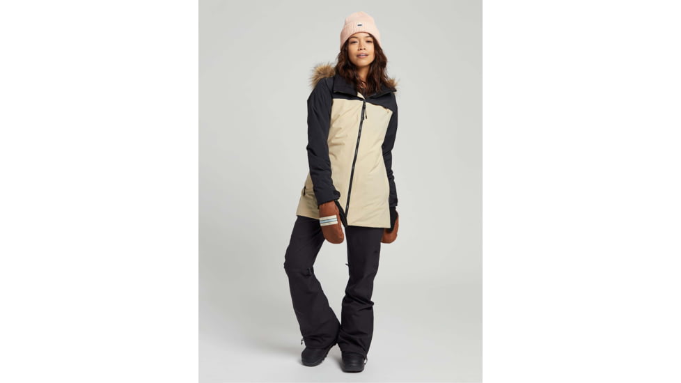Burton Lelah Jacket - Womens, True Black/Irish Cream, Extra Small, 20541102002-XS