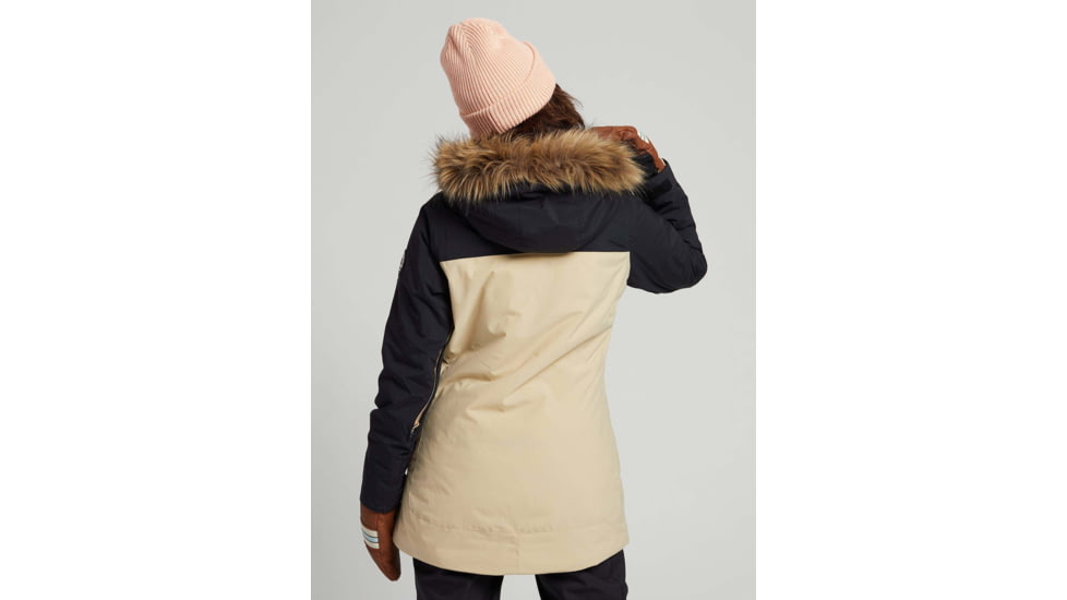 Burton Lelah Jacket - Womens, True Black/Irish Cream, Extra Small, 20541102002-XS