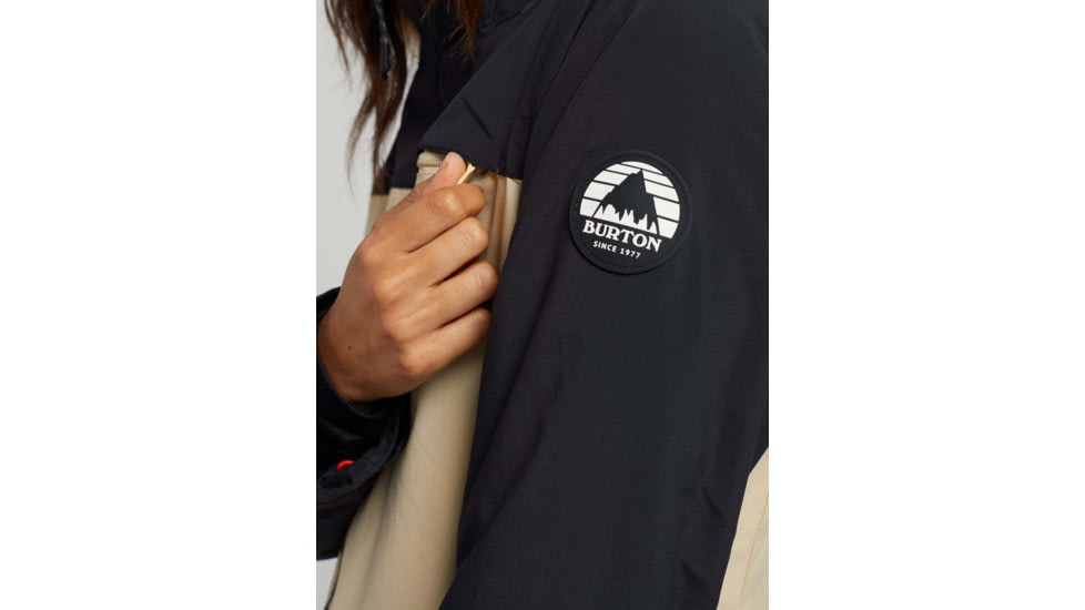 Burton Lelah Jacket - Womens, True Black/Irish Cream, Extra Small, 20541102002-XS