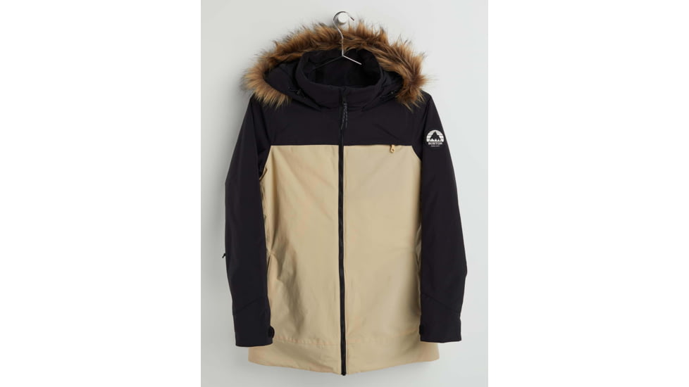 Burton Lelah Jacket - Womens, True Black/Irish Cream, Extra Small, 20541102002-XS