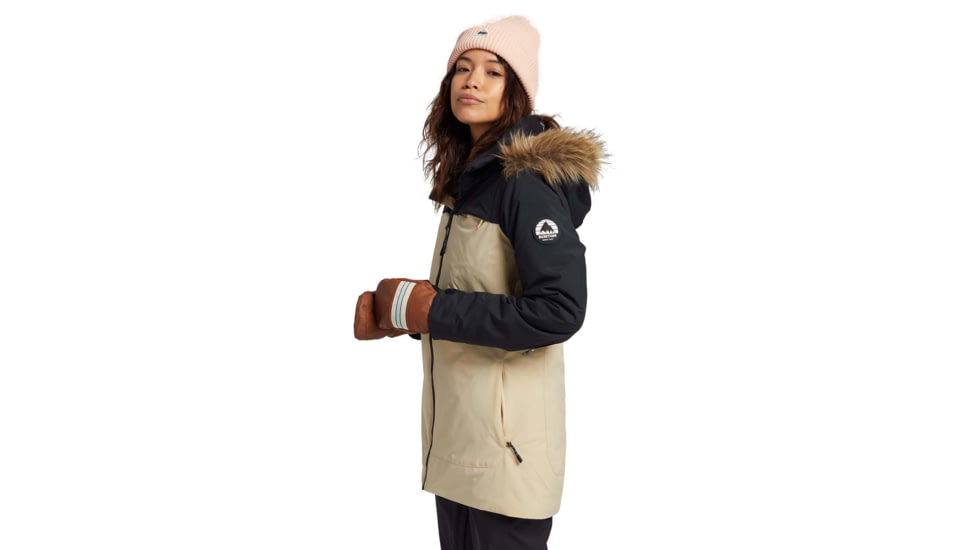 Burton Lelah Jacket - Womens, True Black/Irish Cream, Extra Small, 20541102002-XS