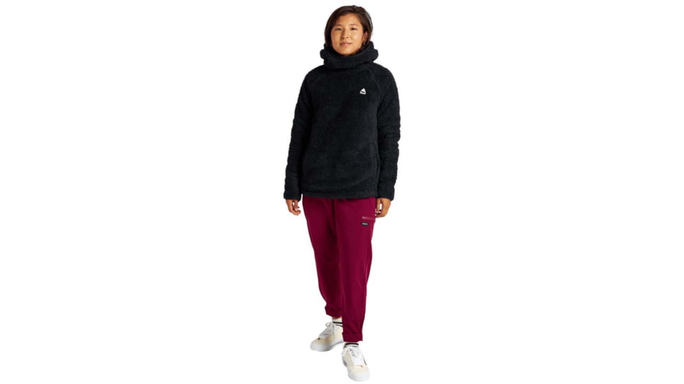 Burton Lynx Pullover Fleece - Womens, True Black, Large, 17341105002-L
