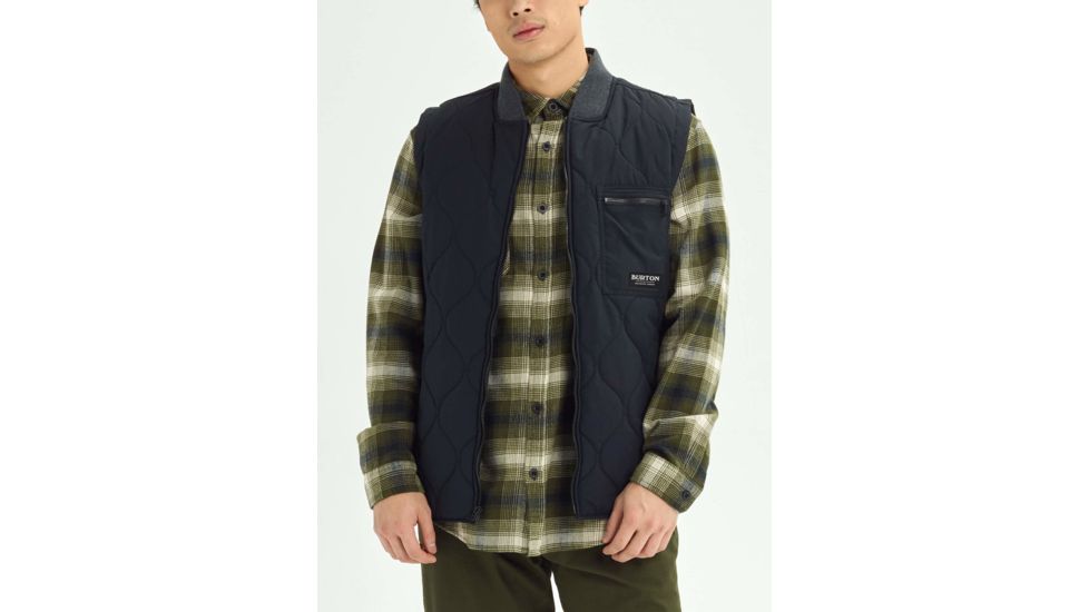 Burton Mallet Vest - Mens, True Black, Small, 21460100001-S