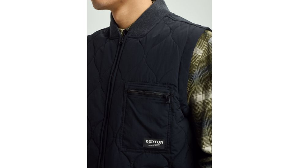 Burton Mallet Vest - Mens, True Black, Small, 21460100001-S