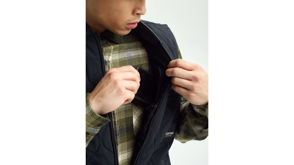 Burton Mallet Vest - Mens, True Black, Small, 21460100001-S