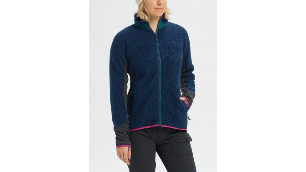 Burton Minturn Full-Zip Jacket - Womens, Dress Blue, Small, 20589101400-S
