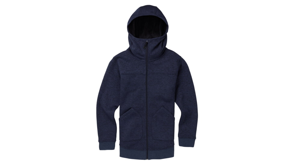 Burton Minxy Full-Zip Hoodie - Womens, Mood Indigo Heather, Medium, 16435104400M