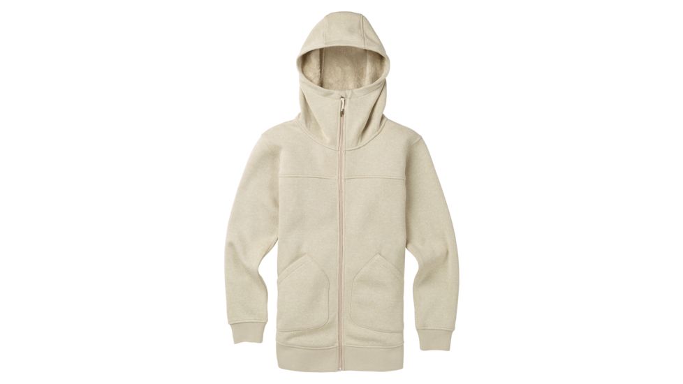 Burton Minxy Full-Zip Hoodie - Womens, Pelican Heather, Small, 16435104250S
