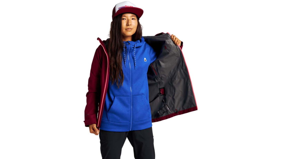 Burton Multipath GORE-TEX Paclite 2L Shell Jacket - Womens, Mulled Berry, Small, 22698100500-S