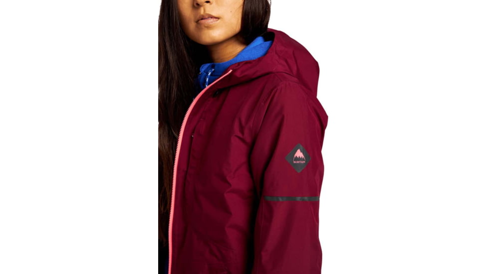 Burton Multipath GORE-TEX Paclite 2L Shell Jacket - Womens, Mulled Berry, Small, 22698100500-S