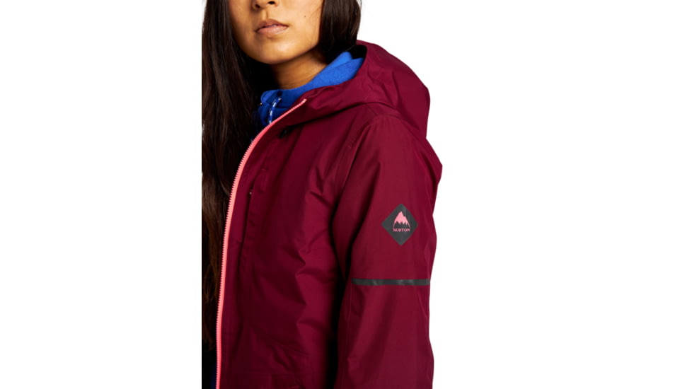 Burton Multipath GORE-TEX Paclite 2L Shell Jacket - Womens, Mulled Berry, Small, 22698100500-S
